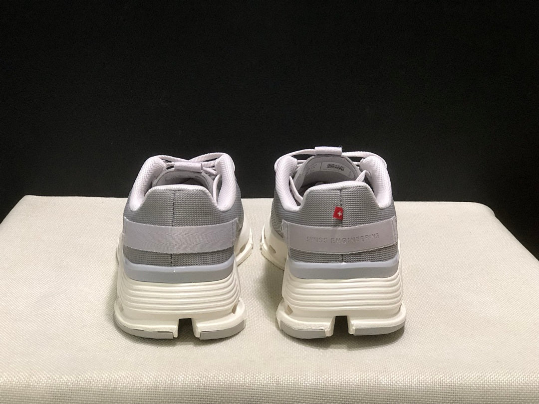 On Cloudnova Form 2 Sneakers in Fog and Lavender