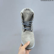 Timberland 6-Inch Lace-Up Boots in Gray Suede