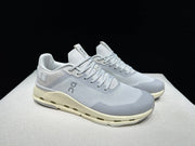 On Cloudnova Form 2 Sneakers, Gray and Cream