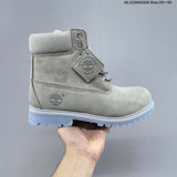 Timberland High-Top Lace-Up Boots in Grey