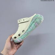 Crocs Classic Platform Clogs with Butterfly Print