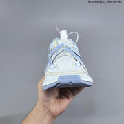 Balenciaga Phantom Sneaker in White and Light Blue, Style 825597