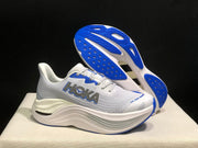 HOKA Skyward X Running Shoes in White and Blue
