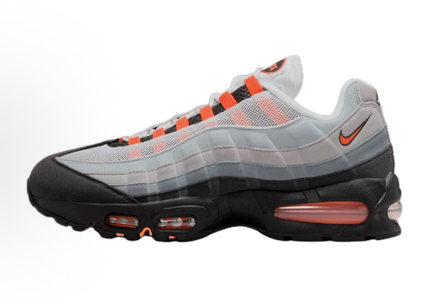 Nike Air Max 95 Sneakers Grey Orange