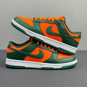 Nike Dunk Low Miami Hurricanes Green and Orange DD1391-300