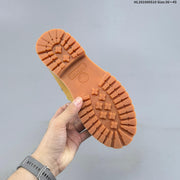 Timberland Yellow High-Top Lace-Up Boots