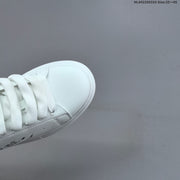 Alexander McQueen Oversized Low-Top Sneakers, White and Black