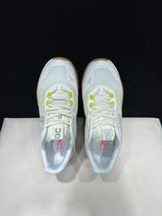 On THE ROGER Advantage Pro Tennis Shoes White Beige Pink