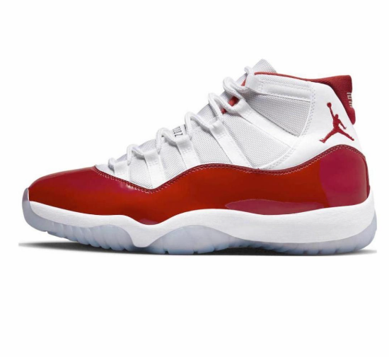 Jordan 11 White and Red Sneakers CT8012-116
